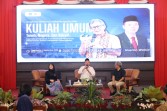 Rocky Gerung Jadi Narasumber pada Kuliah Umum Politehnik Agraria STPN Sleman Yokyakarta