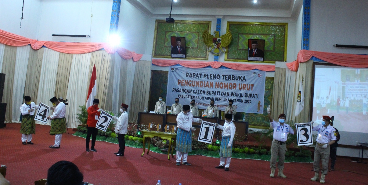 Rapat Pleno Pencabutan Nomor Urut, Ini Urutannya