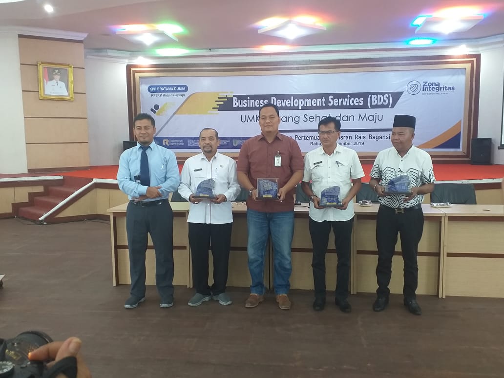 Dinas UMKM Rohil Bersama KPP Pratama Dumai Taja Bussiness Development Service