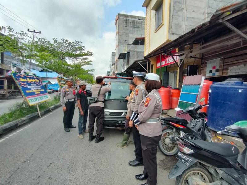 Polsek Bangko Polres Rohil Sosialisasikan Tips Mudik Aman Lebaran Idul Fitri