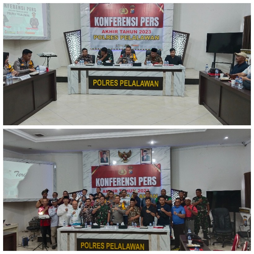 Ini Capaian Kinerja Polres Pelalawan di Tahun 2023