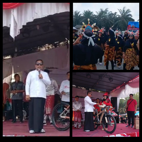 Bupati Zukri Hadiri Perayaan HUT RI ke 79 di Desa Surya Indah
