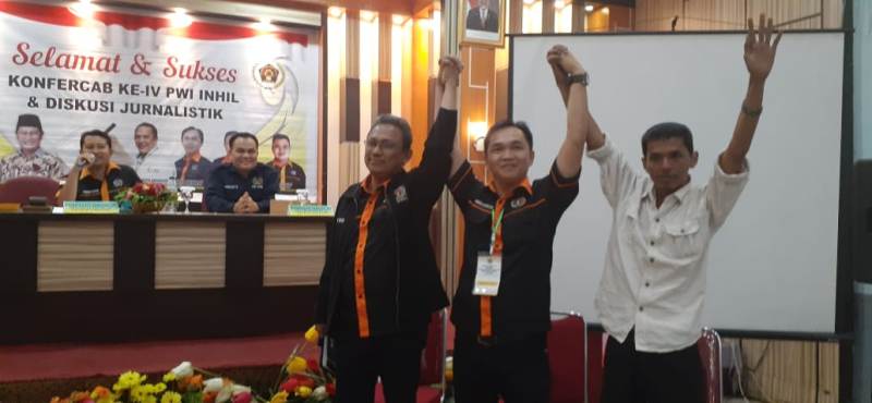 Lewat Proses Voting, M Yusuf Terpilih Kembali Pimpin PWI Inhil Periode 2019-2022