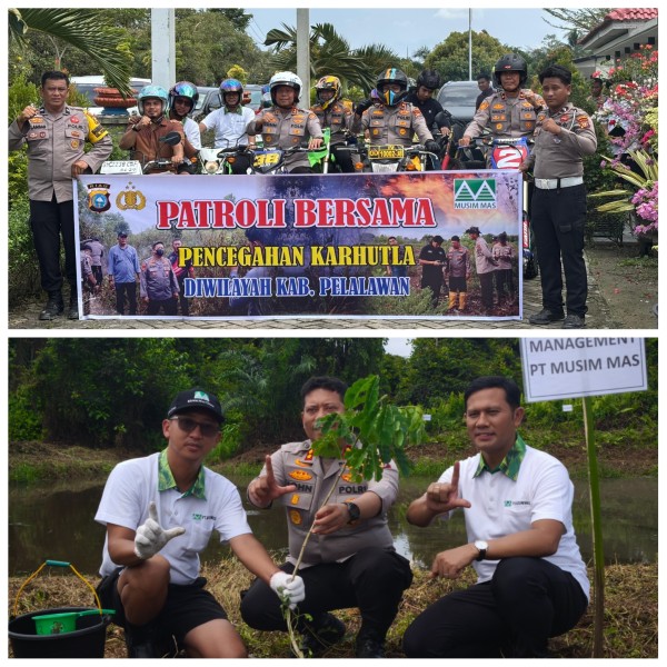 Berkolaborasi  Dengan Polres Pelalawan, PT Musim Mas Perkuat Green Policing
