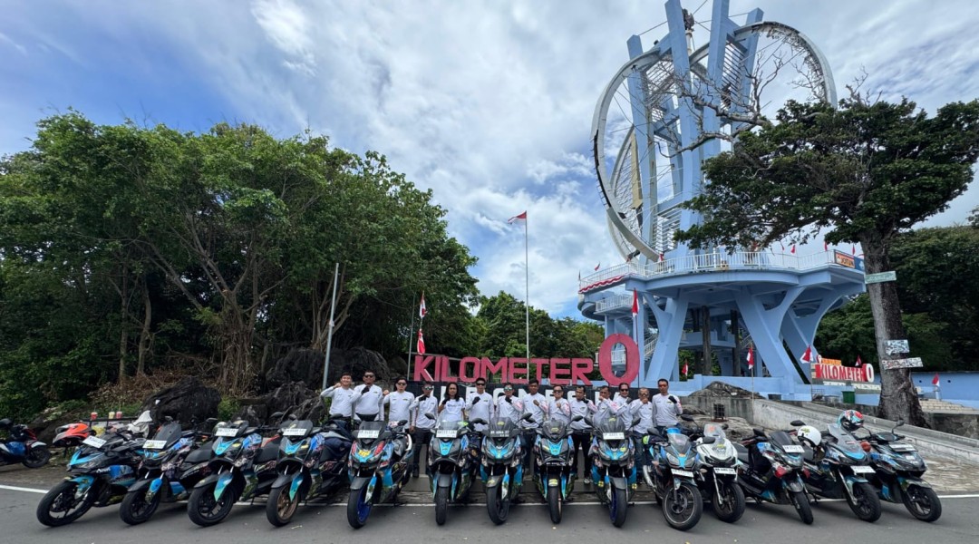 Semarak HUT RI ke 80, PAT Touring Wisata Dari Tugu Bono Pelalawan ke Km 0 Sabang Nanggroe Aceh Darussalam
