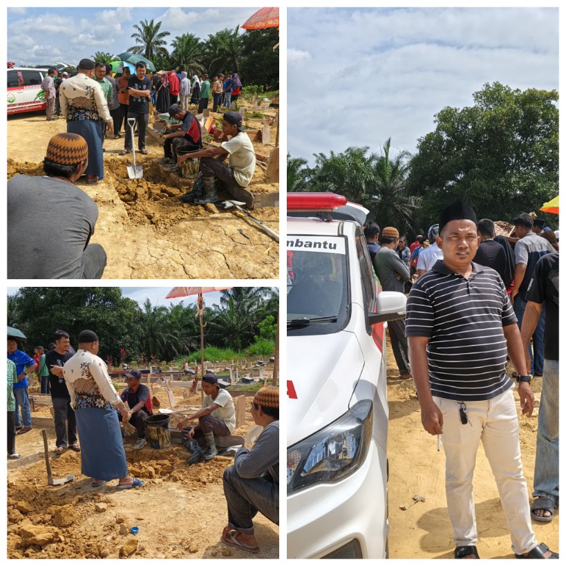 Penggalian Kubur Manual di TPU Pangkalan Kerinci Barat Hingga 6 Jam, P3K Pelalawan Pertanyakan Fasilitas