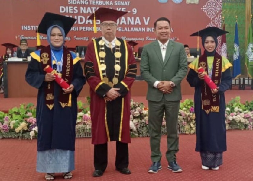 Hadir di sidang Senat Terbuka ITP2I, Wabup Ajak Wisudawan Jadi Tuan di Negeri Sendiri
