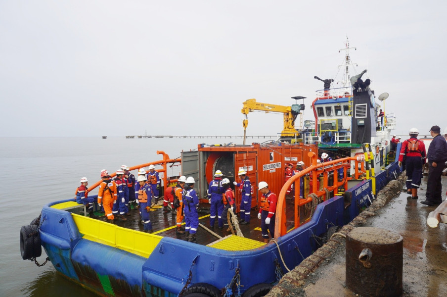 Dukung Keselamatan Operasi Migas, Pertamina EP Bunyu Field Gelar Latihan Tanggap Darurat