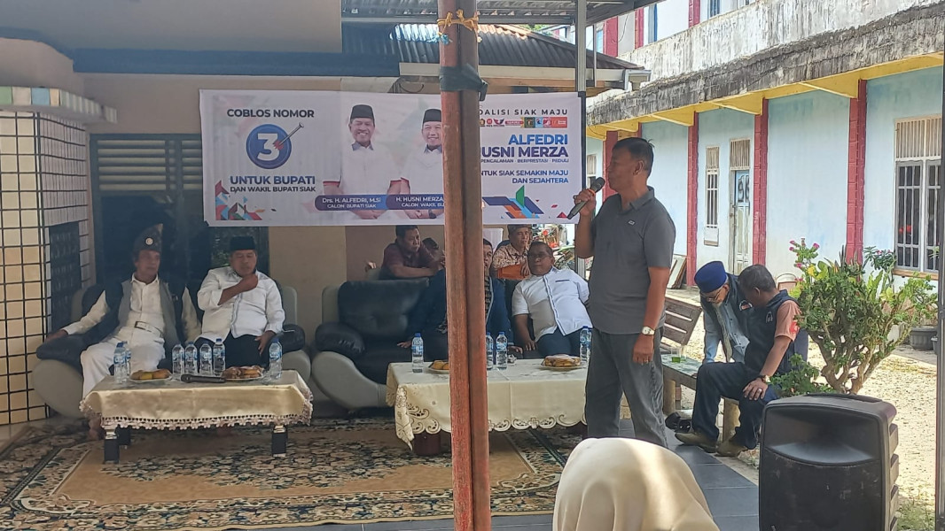 Pernah Hadiri Kampanye Calon Bupati Siak Lain, Basrul : Cabub Alfedri Tetap Terbaik