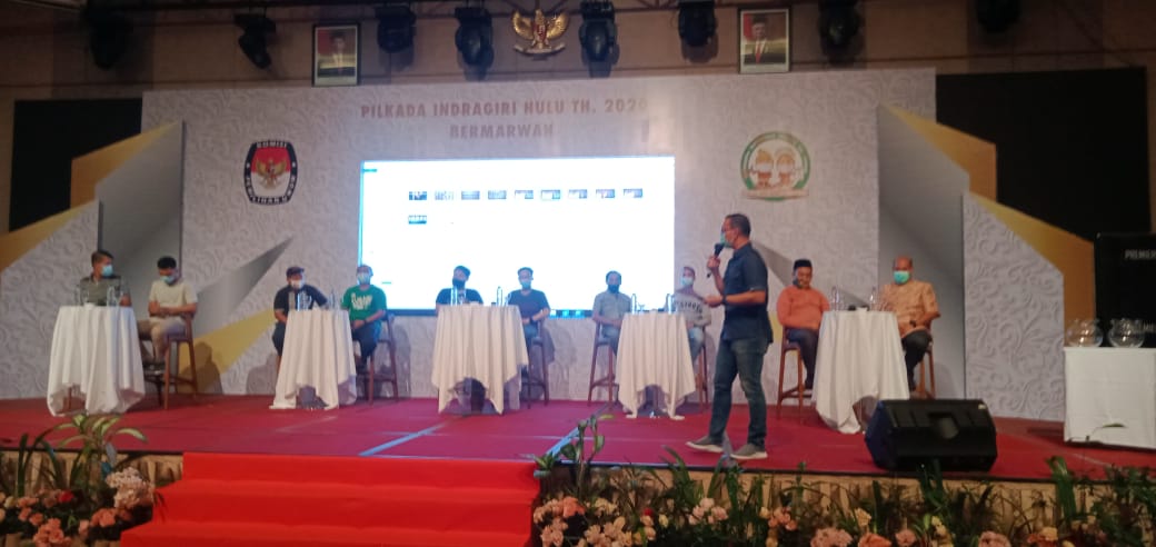 Gladi Menjelang Debat, Dari 5 Paslon Hanya Pasangan Rizal Zamzami-Yoghi Yang Hadir