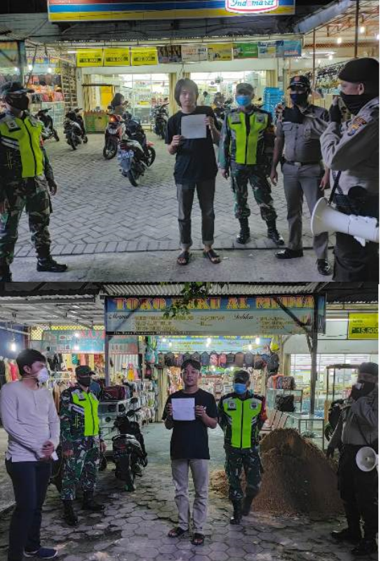 Kedapatan Tidak Pakai Masker, Dua Pemuda Ini Buat Pernyataan
