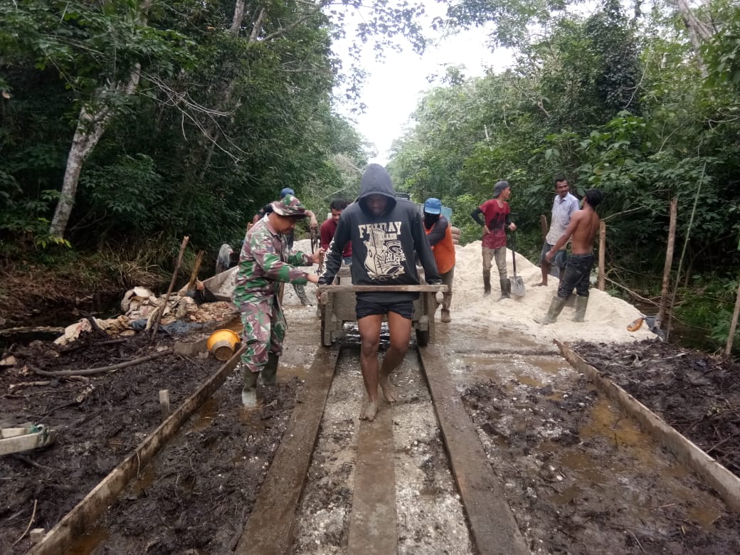 Jalan Parit Medan Api-api Sudah Tahap Pengecoran Dasar