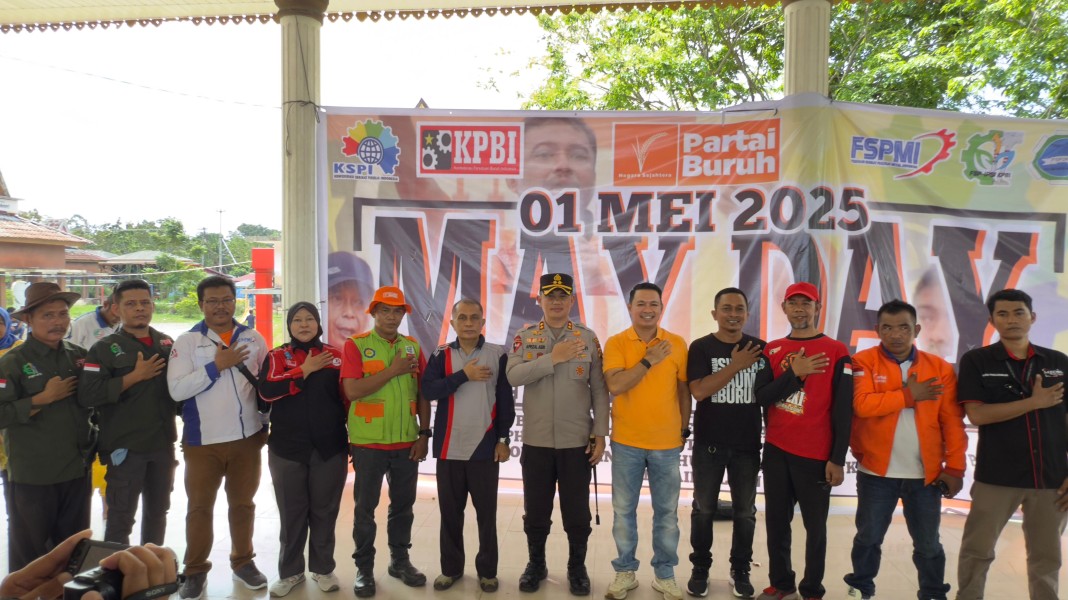 Wabup Husni Tamrin Hadiri Perayaan May Day di Lapangan Kreatif Pangkalan Kerinci