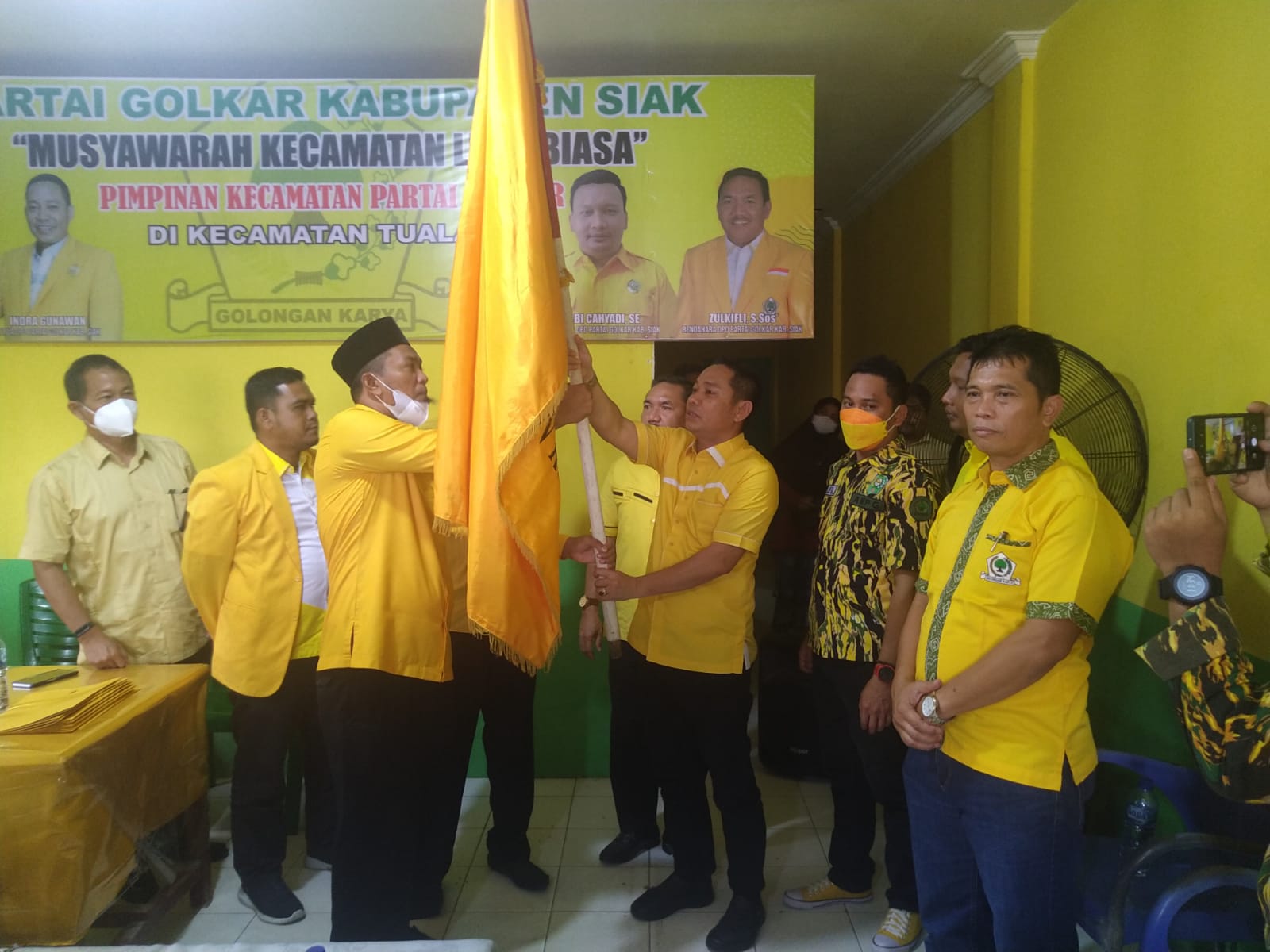 Lanjutkan Kepemimpinan Golkar, H Asril Yakin Golkar Tualang Raih 3 Kursi Pada 2024 Mendatang