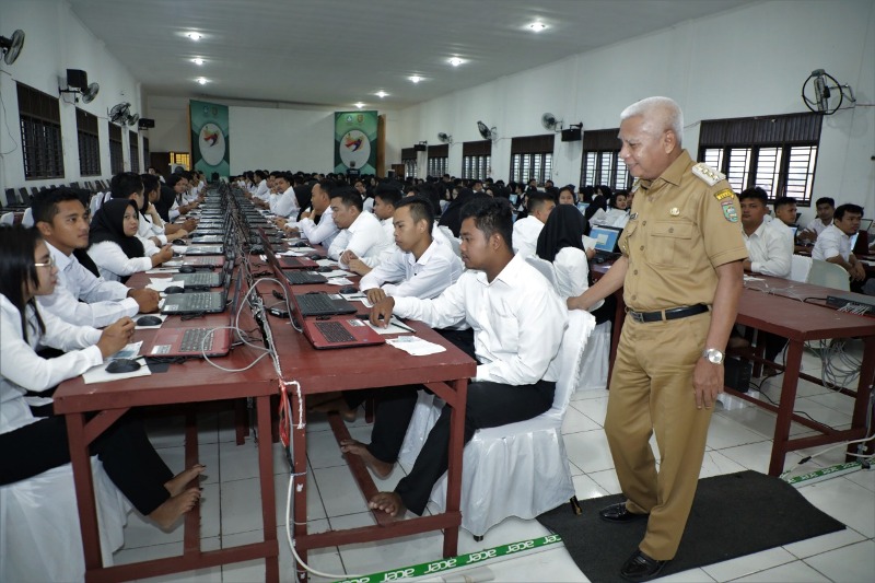 Pelaksanaan Ujian CPNS 4 Kabupaten, Resmi Di Buka Bupati Asahan