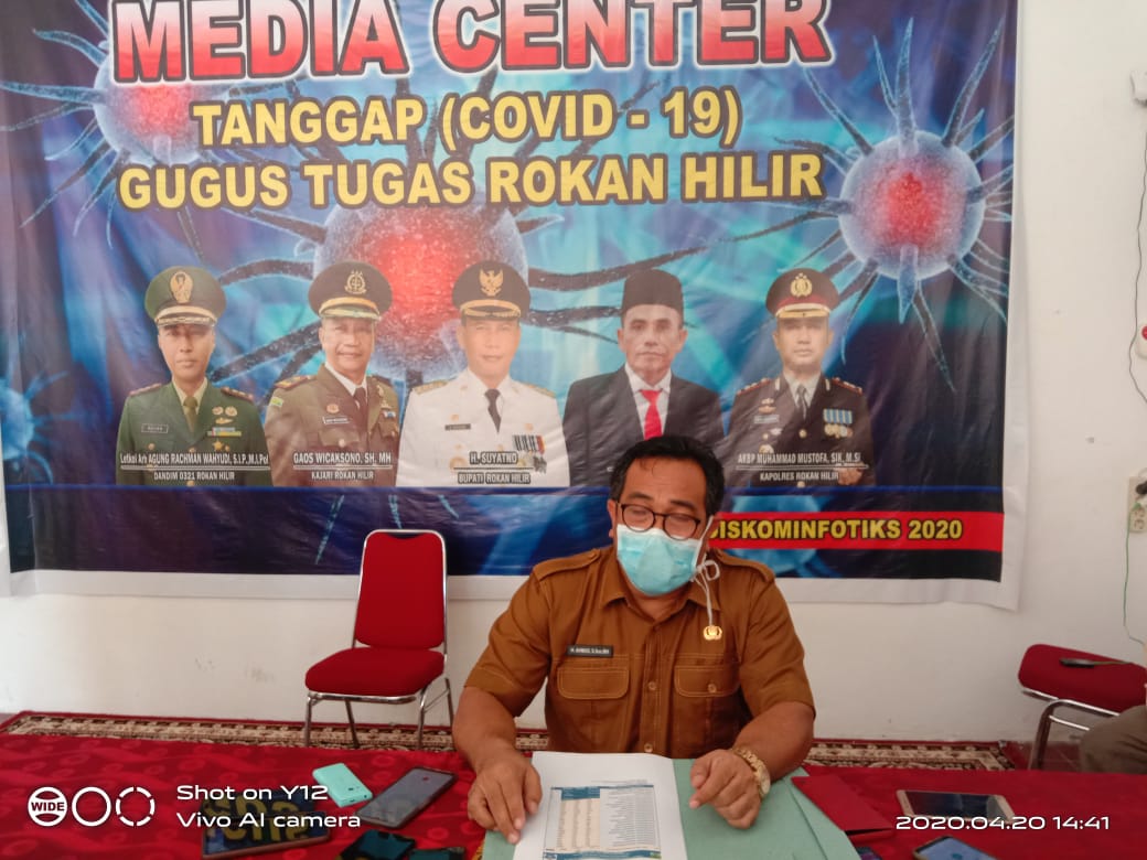 PDP Bertambah Namun Kasus Positif Covid 19 Nihil di Rohil
