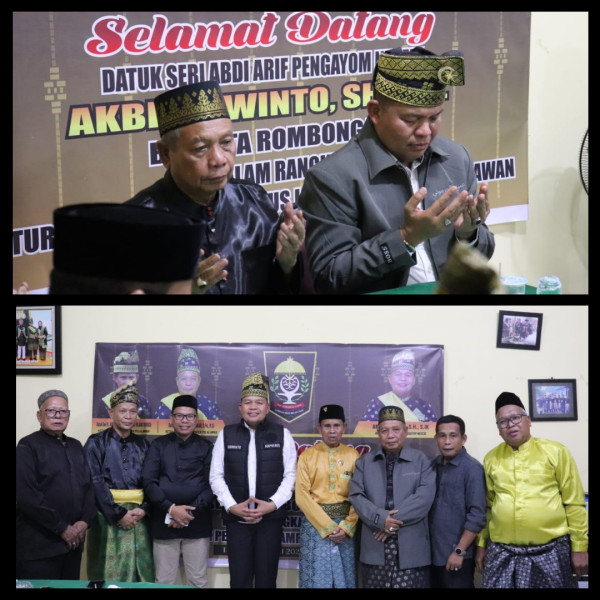 Silaturahmi ke LAM Pelalawan, AKBP Suwinto, SH, SIK Pamit dan Mohon Diri