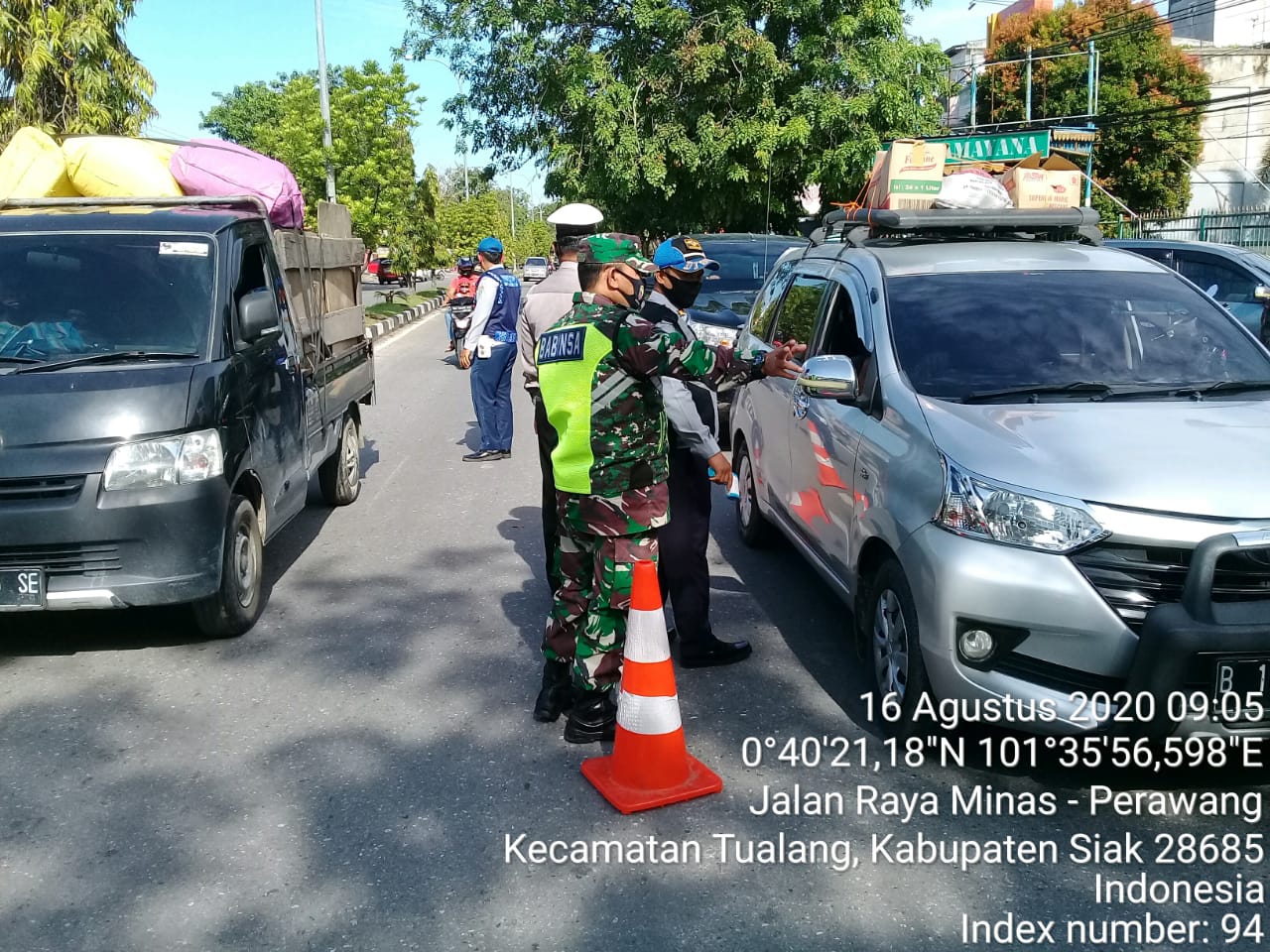 Sertu Afrisal Tegakkan Disiplin di Pospan Ramayana Perawang