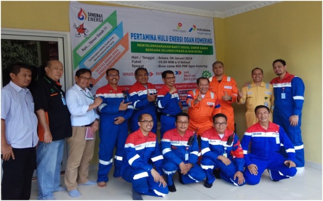 Awal Tahun, PHE Ogan Komering (OK) Lakukan Bakti Sosial Dengan Donor Darah