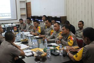 Tim Supervisi OMP Muara Takus 2018 Polda Riau Kunjungi Polres Pelalawan