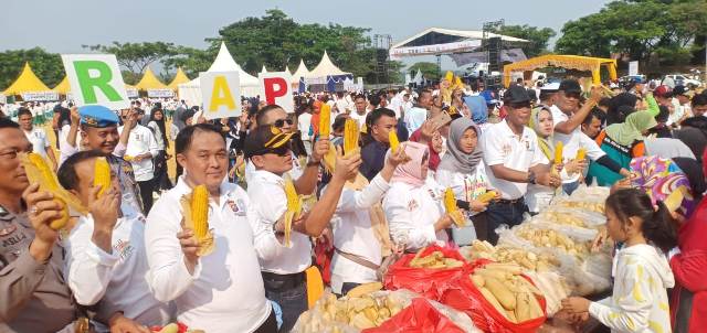 Puncak MRSF di Rokan Hilir Ditandai Dengan Parade 10.000 Jagung