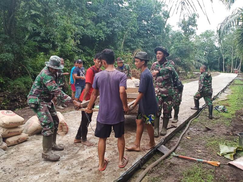 Putra: Dengan TMMD, Mempercepat Pembangunan Dan Meningkatkan Perekonomian Masyarakat