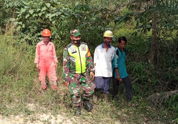 Serda Laila Syahdanur Lakukan sosialisasi Dan Patroli Karhutla di Empang Pandan