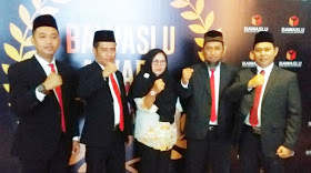 Lima Komisioner Bawaslu Rohil Dilantik di Hotel Bidakarya Jakarta