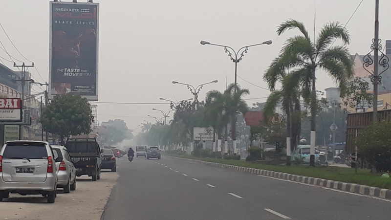 Asap Semakin Pekat, Dinas Kesehatan Intruksikan Seluruh Puskesmas Bagi-Bagi Masker