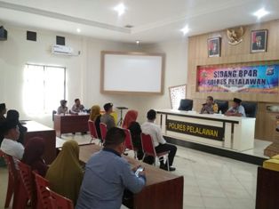 Polres Pelalawan Gelar Sidang BP4R Bagi Anggota Polri yang Akan Menikah