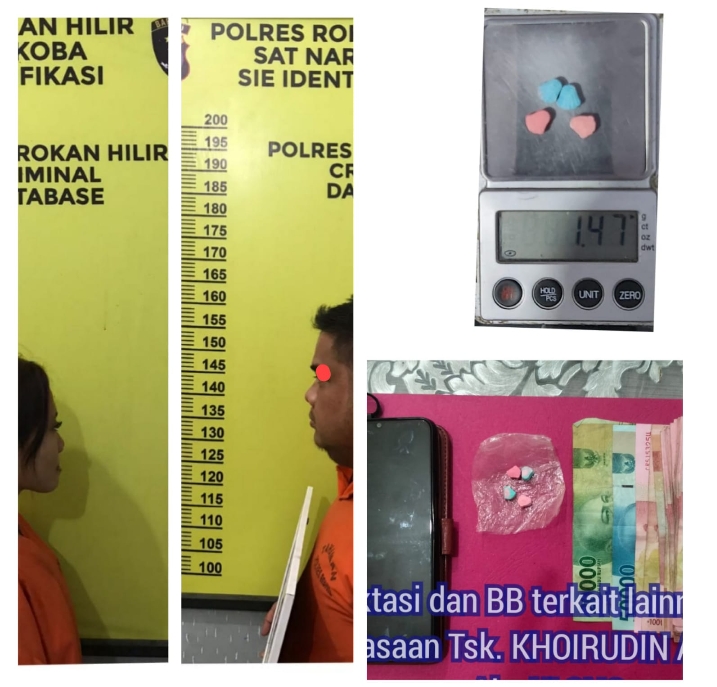 Pengunjung Tempat Karaoke See You Bagansiapiapi Kedapatan Bawa Exstasi & Sabu, Ini Orang Tampangnya