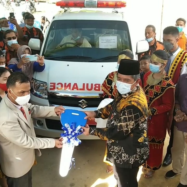 DPC HIMNI Siak Dapat Bantuan Mobil Ambulance Dari Bupati Siak