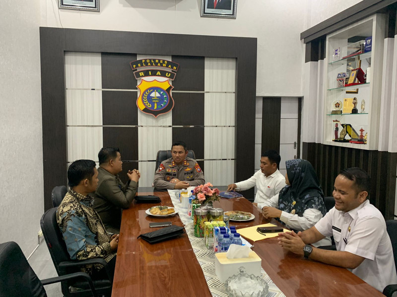 Dalam Rangka Cooling System jelang Pilkada 2024, Kapolres Gelar Silaturahmi Bersama KPUD Kabupaten Pelalawan