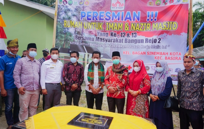 Peresmian RLH Nazir Basira, Afrizal Sintong Teken Prasasti