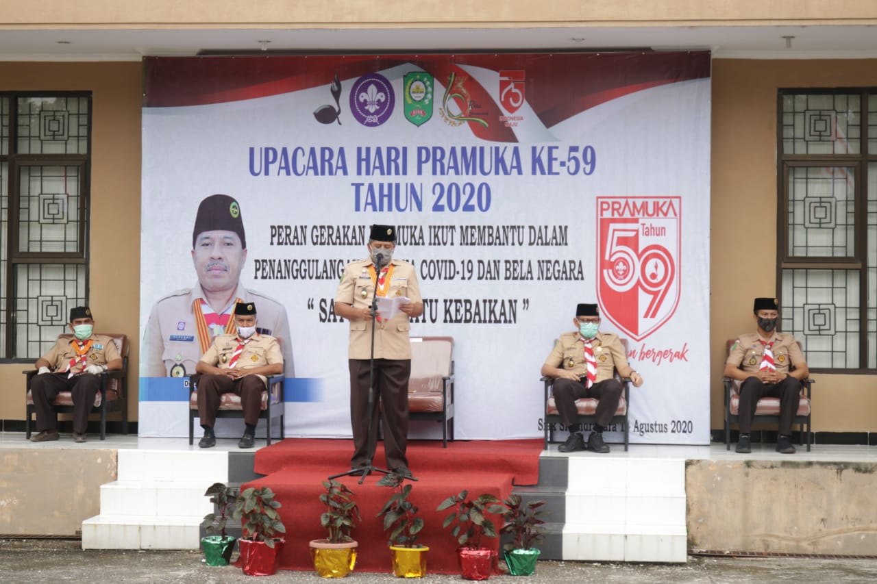 Gerakan Pramuka Ikut Membantu Penanggulangan Bencana Covid-19 dan Bela Negara