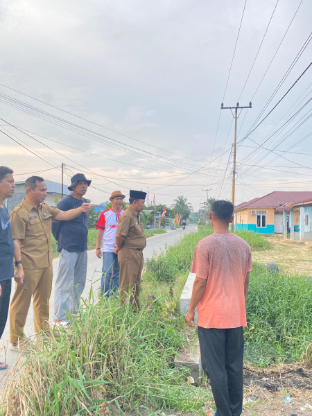 Tim Satgas Penangan Banjir Tinjau lokasi Pembangunan Drainase