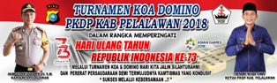 Meriahkan HUT RI ke 73, PKDP Kabupaten Pelalawan Gelar Turnament Koa Dan Domino