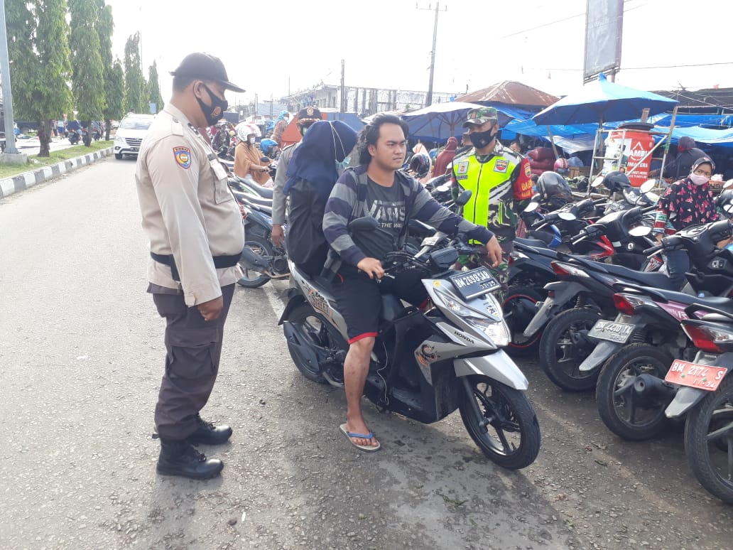 Koptu Gunawan Wajibkan Pengendara Pakai Masker