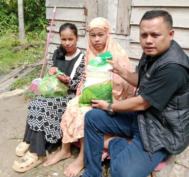 Kunjungi Anak Yatim Piatu di Pangkalan Kerinci, Sahabat Jumat Pastikan Pemenuhan Hak Anak Yatim Piatu