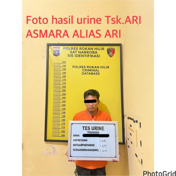 Satresnarkoba Polres Rohil Grebek Rumah Di Tanah Putih ,BB Ditemukan 7,99 Gram