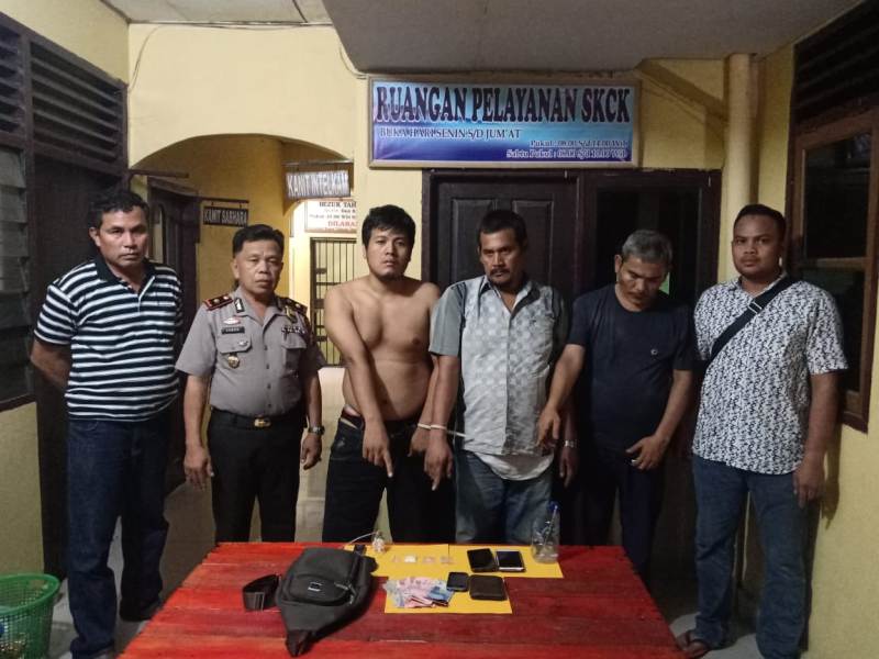 Tiga Pelaku Narkotika Ditangkap di Depan SPBU Balai Jaya Saat Akan Transaksi