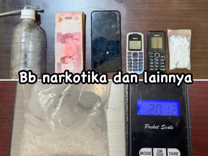 Pria Terlibat Sabu 20.12 gram Ngaku Nyimpan Barang di Rumah Pacar