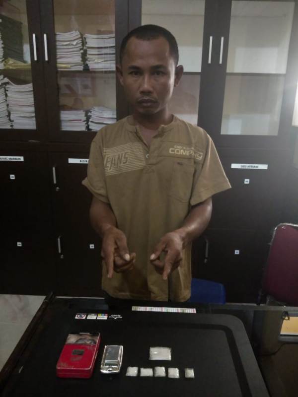 Diduga Sebagai Pengedar, Sat Narkoba Polres Rohil Amankan Warga Rantau Prapat
