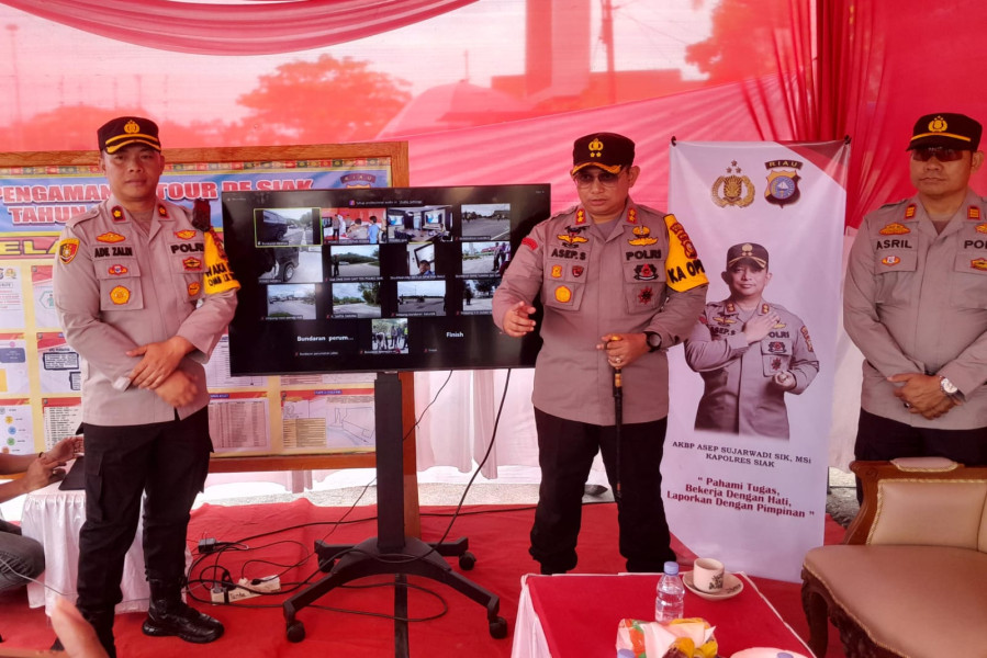 Wabup Siak Puji Aplikasi Mumble Polres Siak, Terbukti Berhasil Pantau TdS Secara Real Time