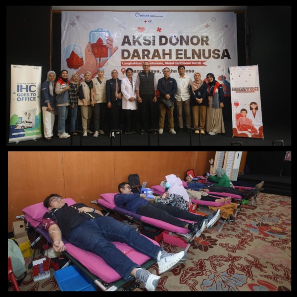 Aksi Nyata Donor Darah Elnusa, Berhasil Kumpulkan 155 Labu Darah  