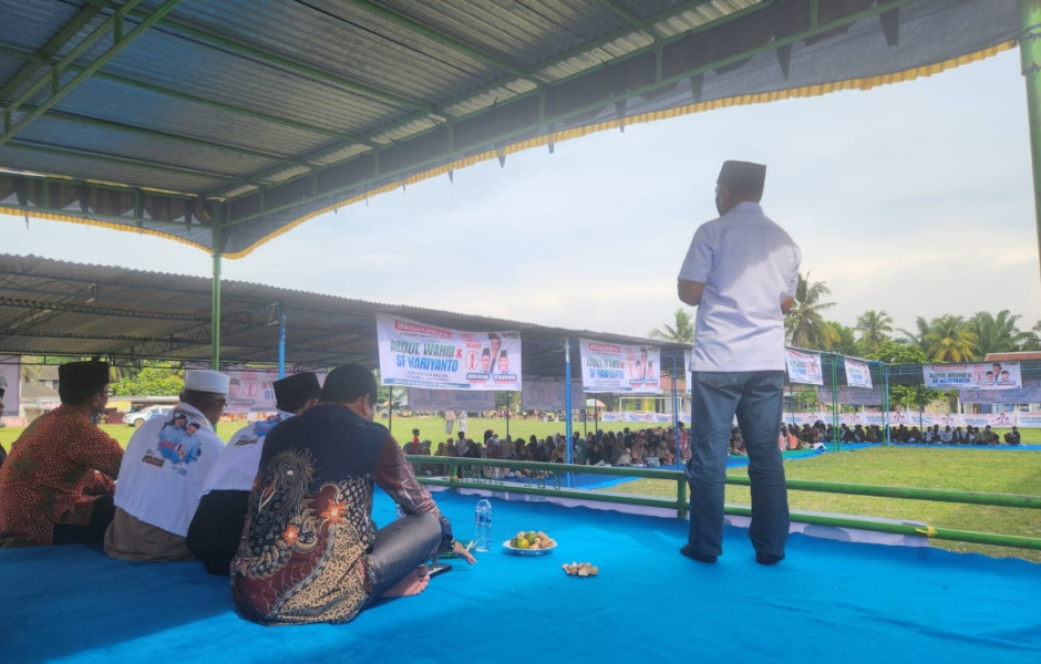 Jalan ke Rohul Hancur, Masyarakt Ingin Wahid Jadi Gubernur