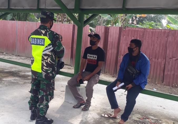 Serda Gunawan Minta Masyarakat Sri Gemilang Pakai Masker Saat Keluar Rumah