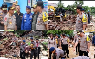 Kapolda Banten Pimpin Langsung Evakuasi Korban Bencana Selat Sunda