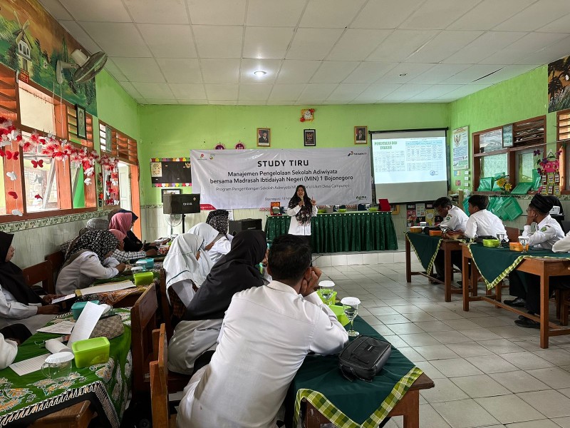 Wujudkan Sekolah Ramah Lingkungan Berkelanjutan, PEP Sukowati Field Ajak MI Manbaul Ulum Campurejo Studi Tiru Manajamen Pengelolaan Sekolah Adiwiyata