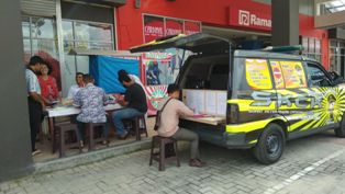 Mobil SKCK Keliling Polres Pelalawan Diserbu Warga